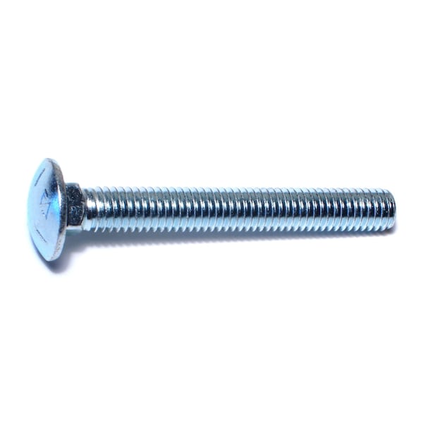Midwest Fastener Carriage Bolt, Square Neck, 16 (Coarse), 3 in L, Steel, Zinc Plated, 6 PK 31867 - main